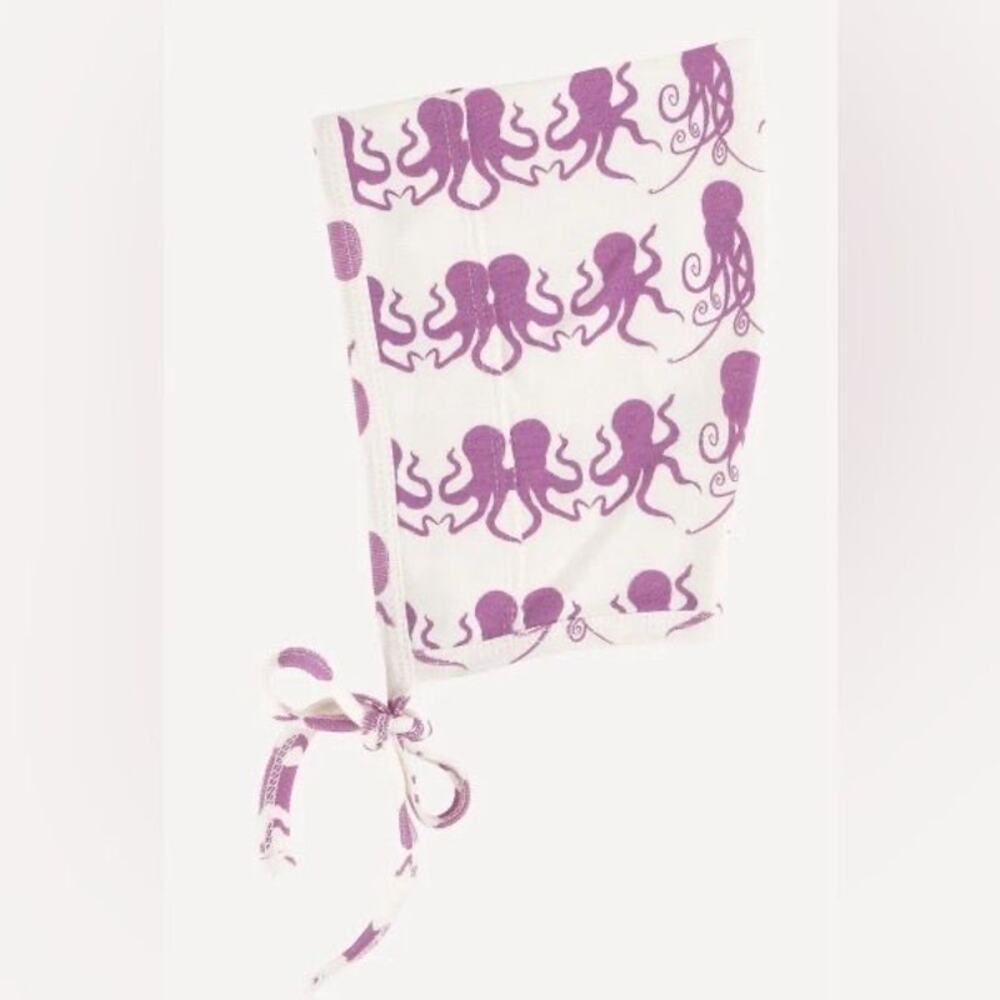 Kate Quinn Organic Cotton Elf Hat - Orchid Octopus
